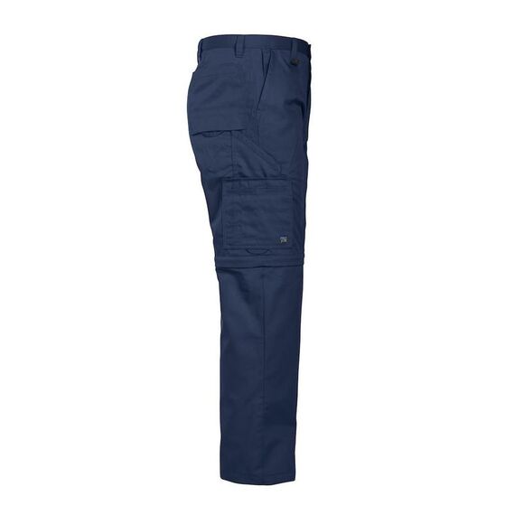 Projob Mens Zip-Off Cargo Pants / Navy - Picture 3 of 4